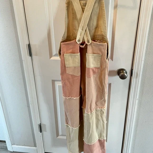 Women’s patchwork overalls - Picture 4 of 6